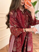 ⁦قطن هندي مزاري مع شيلة 4⁩ - الصورة ⁦3⁩