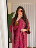 ⁦قطن هندي مزاري مع شيلة 1⁩ - الصورة ⁦2⁩